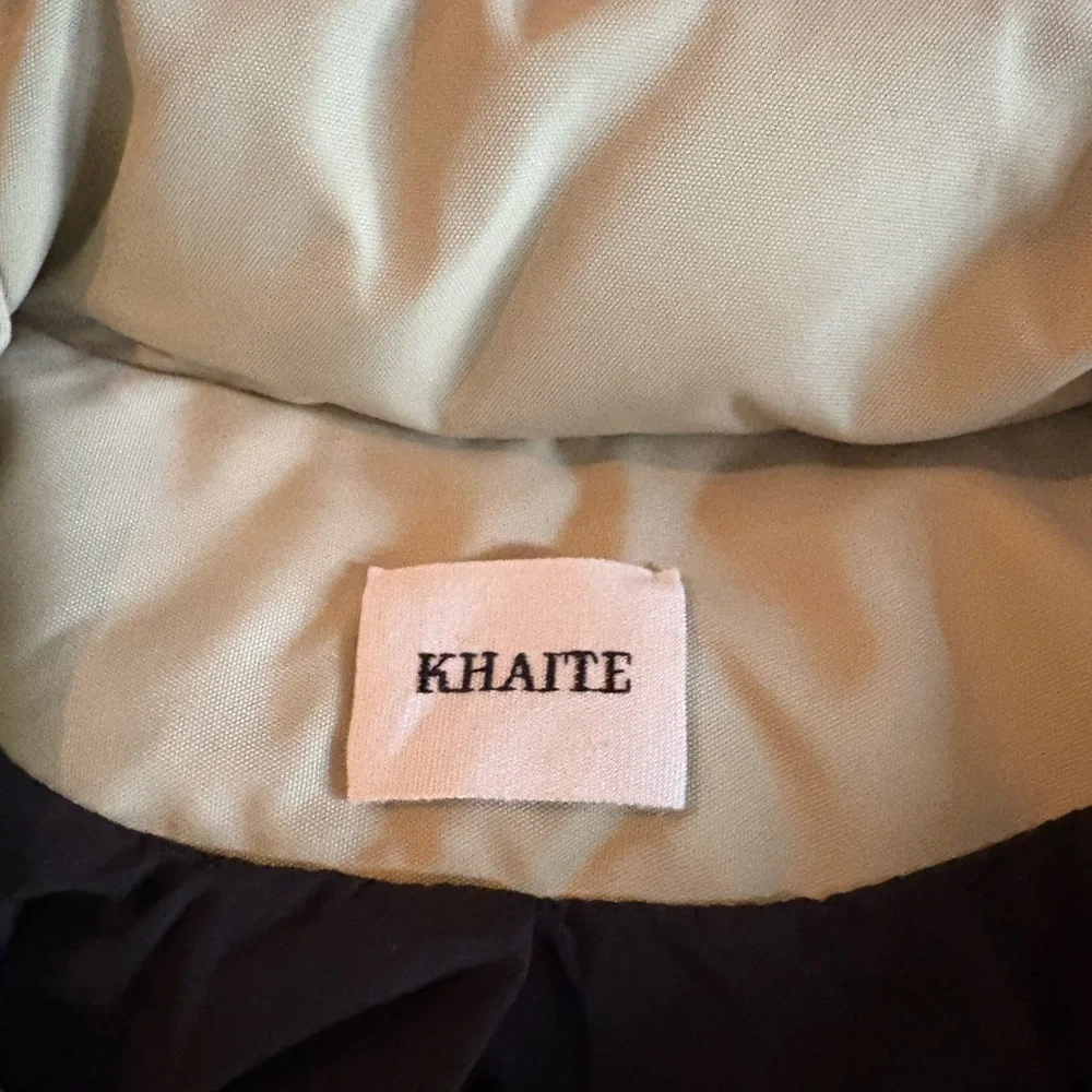 KHAITE Cropped Tan Puffer Jacket - Picture 8 of 11